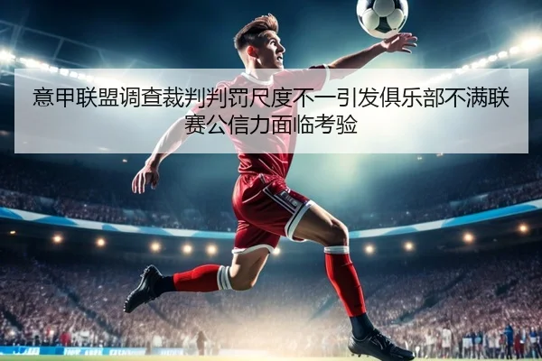 意甲联盟调查裁判判罚尺度不一引发俱乐部不满联赛公信力面临考验 - kaiyun